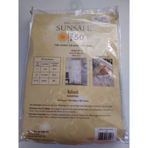 Sunsafe Refresh Grommet Panel - 40"W x 63"L - Sage - DD - Picture 4 of 6